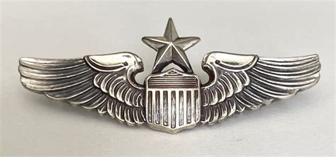Vintage Wwii Army Wings Pin Hallmarked Ns Meyer Inc New York Air Force