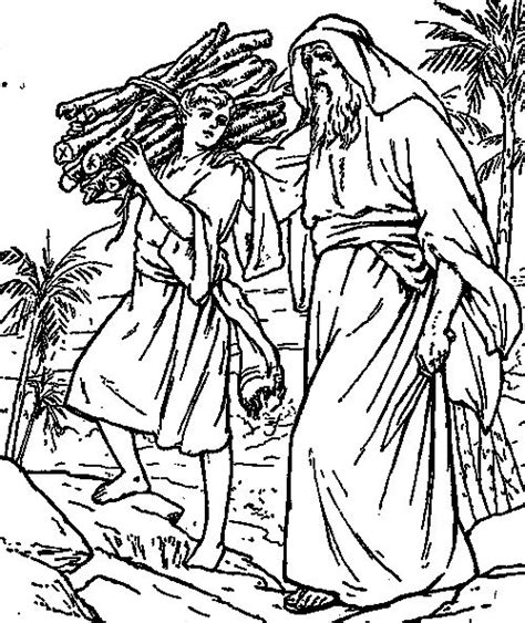 Abraham and isaac coloring pages are a fun way for kids of all ages to develop creativity, focus, motor skills and color recognition. Coloring Page: Abraham and Isaac | Sunday School ideas ...