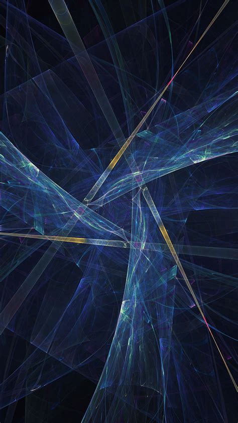Triangle Art Abstract Blue Dark Pattern Android wallpaper ...
