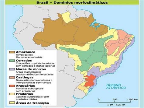 Brasil Domínios Morfoclimáticos