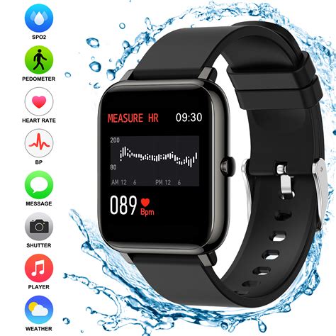 Smart Watchfitness Tracker With Blood Oxygenheart Rate Monitor