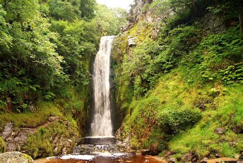 Glenevin Waterfall Irish Waterfall Go To