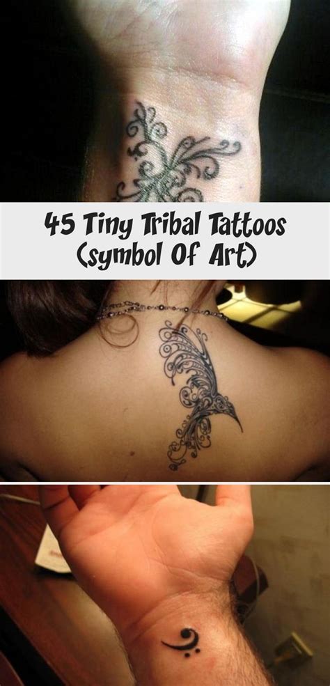 45 Tiny Tribal Tattoos Symbol Of Art In 2020 Tribal Tattoos Symbolic Tattoos Cute Hand Tattoos