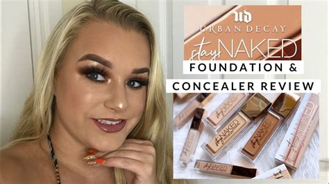 URBAN DECAY STAY NAKED FOUNDATION CONCEALER REVIEW WEAR TEST