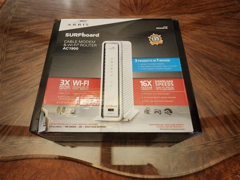 Arris Surfboard Sbg6900ac Docsis 30 Cable Modem And Ac1900 Wi Fi Router