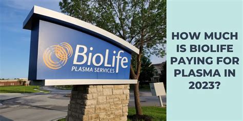How Much Does Biolife Pay For Plasma New Donors Chart 2023