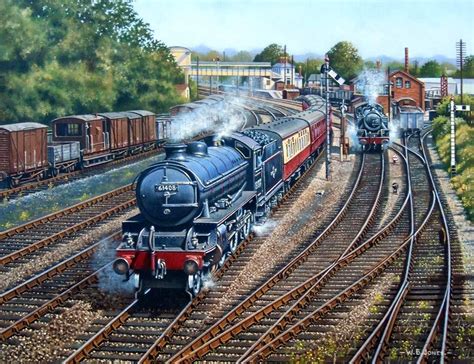 Railway Paintings By Wynne B Jones Artist From North Wales19