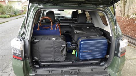 2020 Toyota 4runner How Much Fits In The Cargo Area