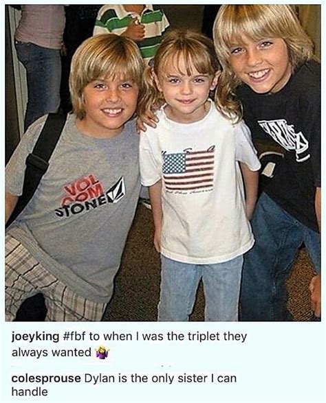 Throwback Dylan Sprouse And Cole Sprouse With Joey King Via Joeyking 💞 Colesprouse