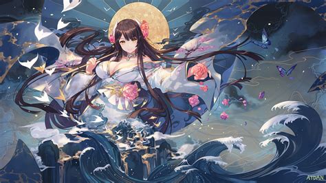 Azur Lane Live Wallpapers New Ijn Taihou L2d Skin Talk And Move