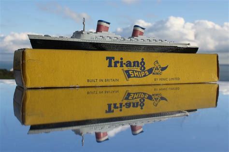 Ss United States Line Triang Minic Original Mint And Boxed Model Ship