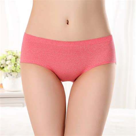 New Pattern Seamless For Women Panties Fashionable Colored Underwear Womens Briefs Breathable