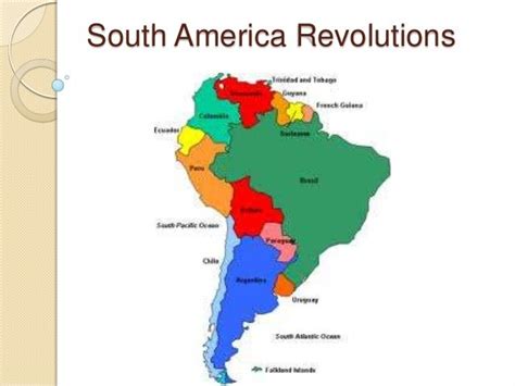 South America Revolutions