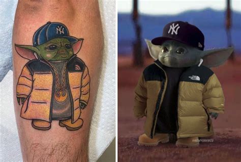 A Man Who Got A Baby Yoda Meme Tattoo Explains What Led Him To That