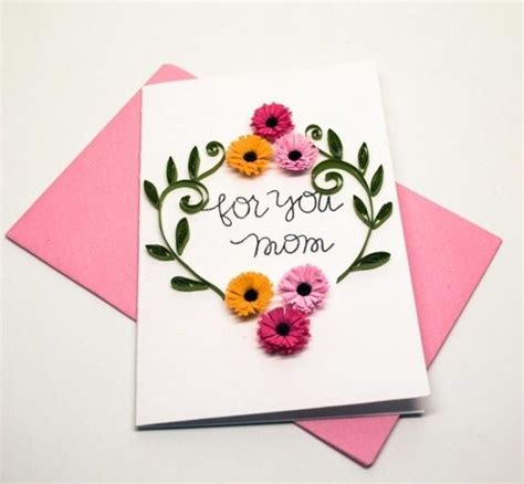 81 Easy And Fascinating Handmade Mothers Day Card Ideas