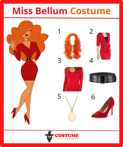 The Glamorous Look With Miss Bellum Costume Costumes Planet