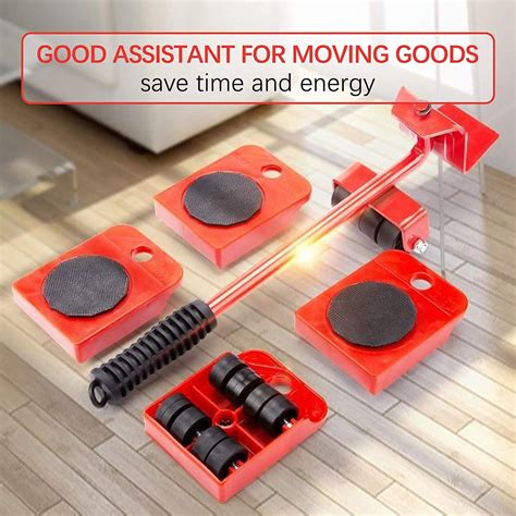 Sliders Kit Heavy Duty Furniture Lifter With 4 Sliders For Easily