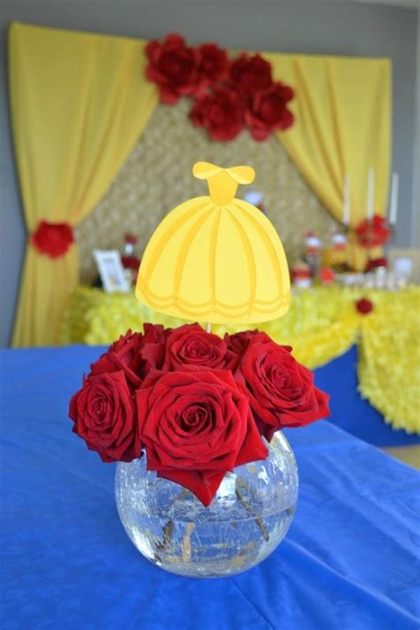 Enchanted Beauty And The Beast Birthday Party Pretty My