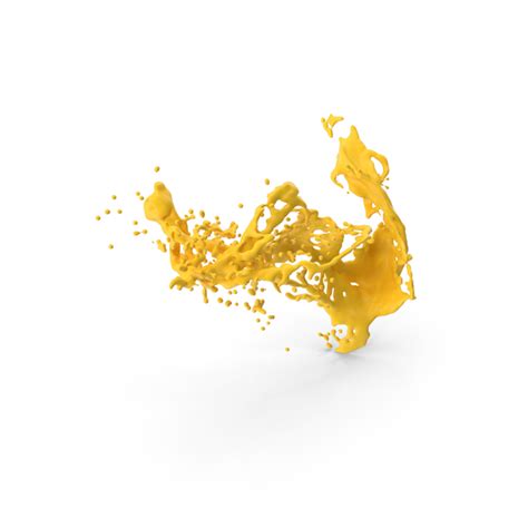 Yellow Liquid Splash Effect Png Images And Psds For Download Pixelsquid