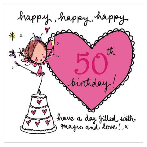 Happy Happy Happy 50th Birthday 50th Birthday Greetings 60th