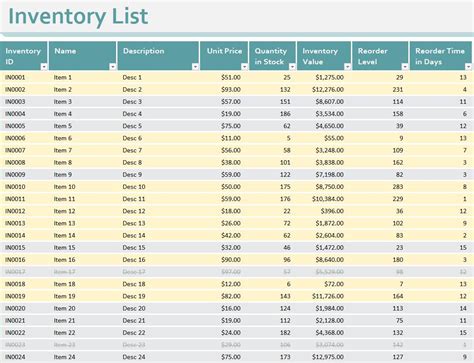 Learn how to download free stock quotes into excel using the stock data type or via google sheets. Inventory Sheet Template Excel Workbook