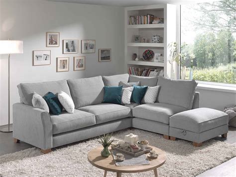 Miriam Corner Sofa Including Footstool With Storage 15 Seater Corner