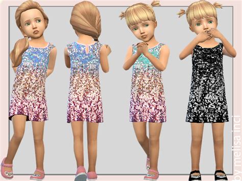 Sequin Dress By Melisa Inci At Tsr Sims 4 Updates