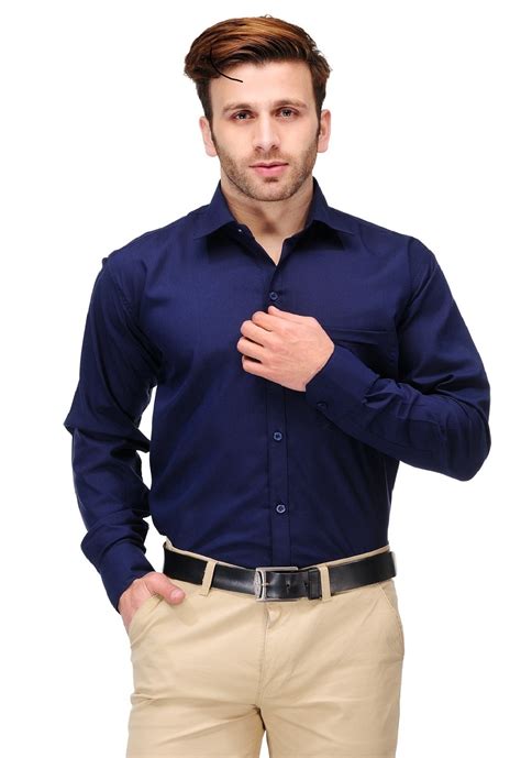 Buy Koolpals Mens Navy Regular Fit Formal Shirt Online ₹499 From