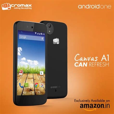Micromax Announces Their First Android One Phone The Canvas A1 With Rs