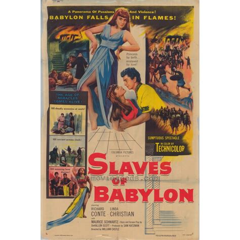 Slaves Of Babylon Movie Poster Style A 27 X 40 1953 Walmart