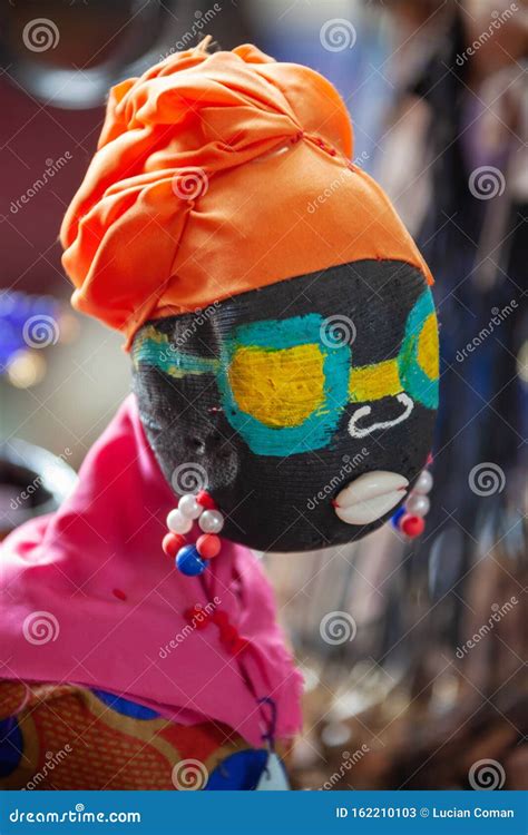 African Puppet Stock Image Image Of Head Craftsman 162210103