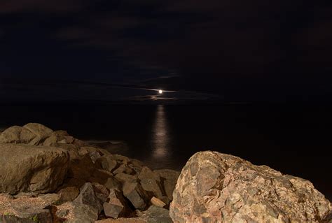Moon Over Lake Superior Photograph By Shane Mossman Fine Art America