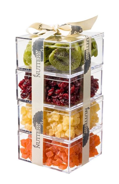 Dried Fruit Gourmet T Tower 4 Part Fruit Packaging Fruit Basket
