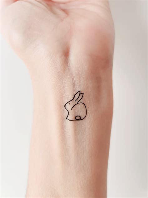 Update More Than 77 Minimalist Bunny Tattoo Super Hot Incdgdbentre