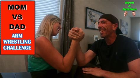 Arm Wrestling Challenge MOM Vs DAD YouTube