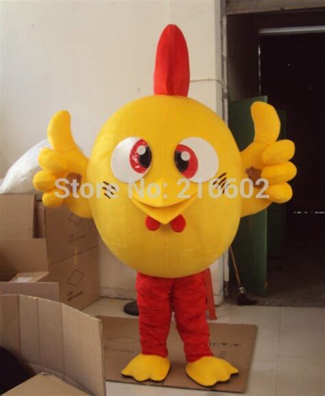 High Quality Yellow Chicken Mascot Costume For Festival Mascot Costume