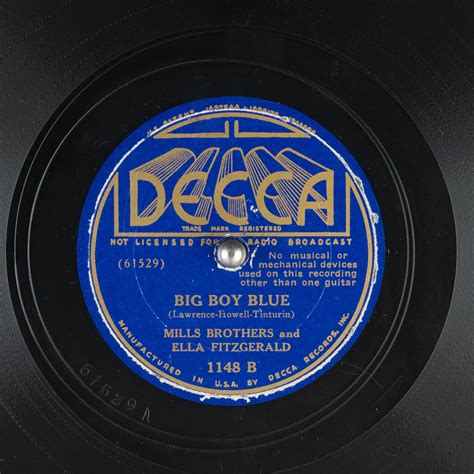 Big Boy Blue Mills Brothers And Ella Fitzgerald Free Download
