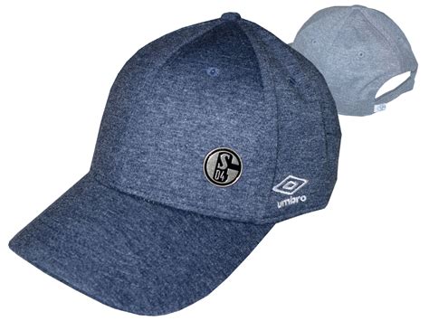 Umbro Fc Schalke 04 Cap Jersey Melange Blau S04 Basecap Fanartikel