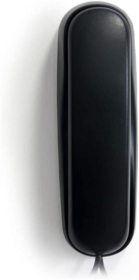 Telpal Trimline Corded Phone Black Slim Landline Corded Phone For