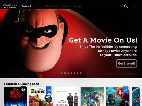 Movies anywhere has added microsoft movies & tv as the latest digital movie retailer to its service, putting the movie store accessible through xbox and windows 10 alongside the service expanded to include other studios, including sony pictures, 20th century fox, universal, and warner bros. Disney Launches Disney Movies Anywhere on iTunes with 400 ...