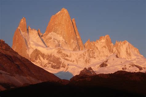 Fitz Roy And Cerro Torre Hiking And Drinking Glacier Water Angela