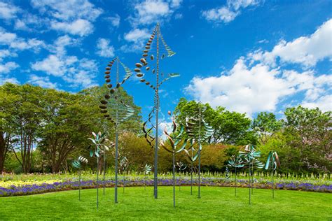 Lyman Whitaker Wind Sculpture Exhibit At Dallas Arboretum Leopold