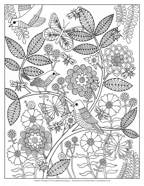 20 Free Nature Themed Adult Coloring Pages Sustain My Craft Habit