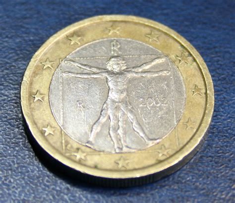 1 Euro Coin Italy 2002 Leonardo Da Vinci Ebay