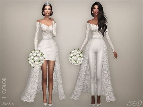 Lorena Wedding Collection At Beo Creations Sims 4 Updates
