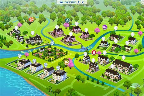 San Myshuno C Drive Sims 4 House Plans Sims 4 Gameplay Casas The