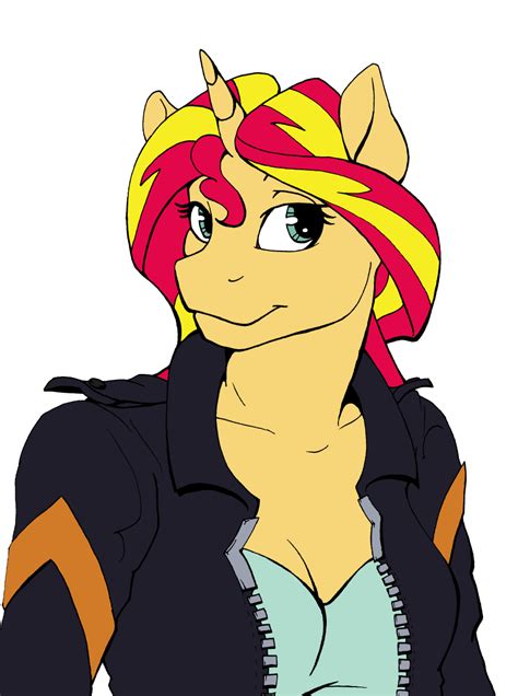 Anthro Sunset Shimmer By Acesential On Deviantart