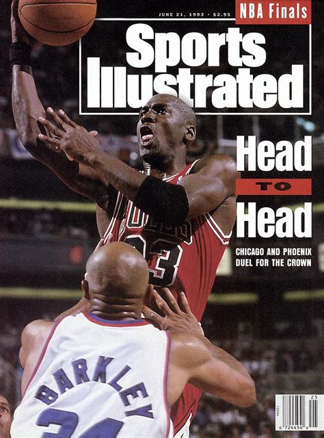 Chicago Bulls Michael Jordan 1993 Nba Finals Sports Illustrated Cover