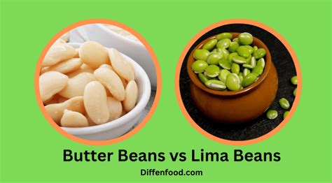 Butter Beans Vs Lima Beans Diffen Food