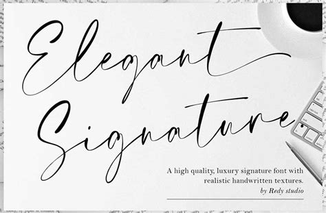 Elegant Signature Font Dfonts